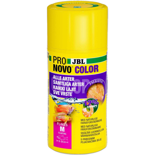 Pronovo Colour Flakes M 100 ml Fisk Fôr Jbl Pronovo Colour Flakes M 100 ml Fisk Fôr Jbl