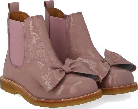 ANGULUS Booties Flat With Elastic Pink 24