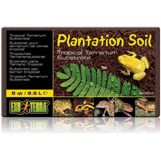 Plantation Soil Brick Substrat For Tropiske Terrarier Brun 8.8 L X 3 Plantation Soil Brick Substrat For Tropiske Terrarier Brun 8.8 L X 3