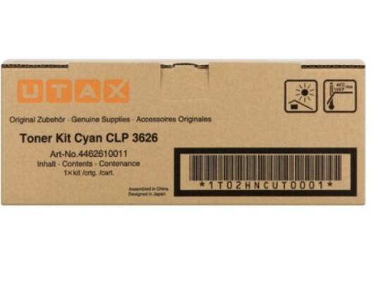 Utax Clp3626 Toner Cyan 10.000Pages/Iso19798 Clp3626c