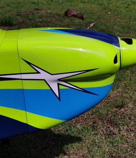 Pilot-RC Cowling Skywolf V2 73" Green/Blue