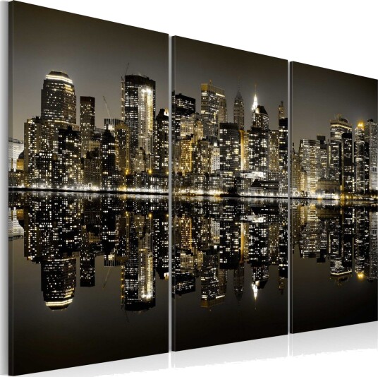 Bilde Golden New York 120x80 Artgeist sp. z o. o.