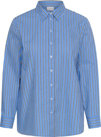 Kaffe Curve Kcsavina Shirt PROVANCE/CHALK/BLACK DEEP 46 Kaffe Curve Kcsavina Shirt PROVANCE/CHALK/BLACK DEEP 46