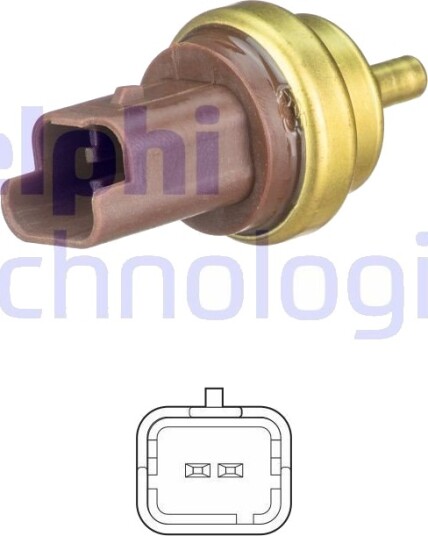 Sensor, motortemperatur DELPHI TS10477