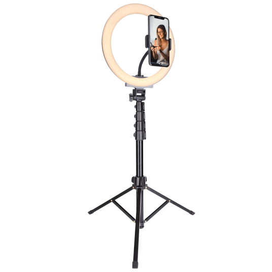 Rollei Lumis Comfort Bi-Color, Led, Aluminium, Jern, 440 Lm, 3200 K, 5500 K, Aluminium/Jern