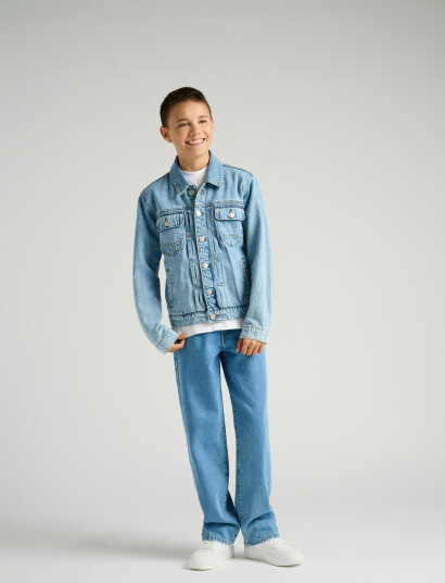 ONLY & SONS Osjduke Lb 2847 Tai Dnm Jacket Noos Blue 164