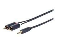 VivoLink - Lydkabel - mini-phone stereo 3.5 mm hann til RCA hann - 30 m - dobbeltisolert