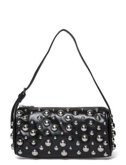 Gina Tricot Studded Shoulder Bag - Black - ONE SIZE Gina Tricot Studded Shoulder Bag - Black - ONE SIZE