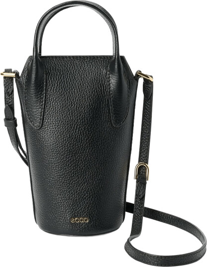 ECCO Ecco Pot Bag Leather Black ONE SIZE ECCO Ecco Pot Bag Leather Black ONE SIZE