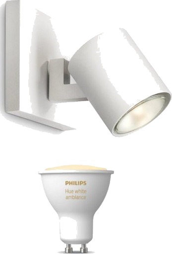 Philips Runner 1 spot med Hue White Ambiance pære