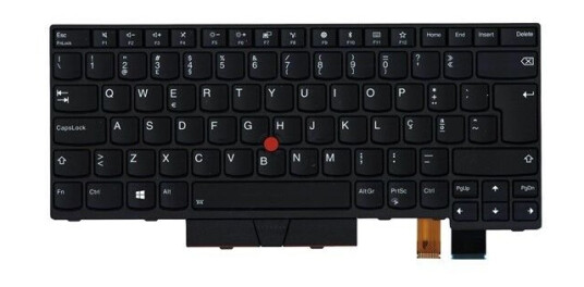 Lenovo Chicony - Brbart tastatur - til utskifting - Portugisisk - Svart