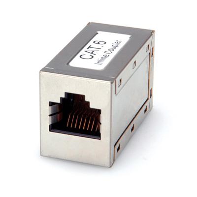 ROLINE RJ45 Modular Coupler, Cat.6/Class E, STP, silver