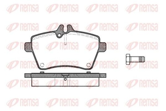 Bremseklosser REMSA 1144.00 Bremseklosser REMSA 1144.00