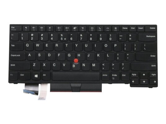 Lite-On - Erstatningstastatur For Bærbar Pc - Med Trackpoint - Usa Med Eurosymbol - Fru - For Thinkpad P14s Gen 1  P14s Gen 2  T14 Gen 1  T14 Gen 2