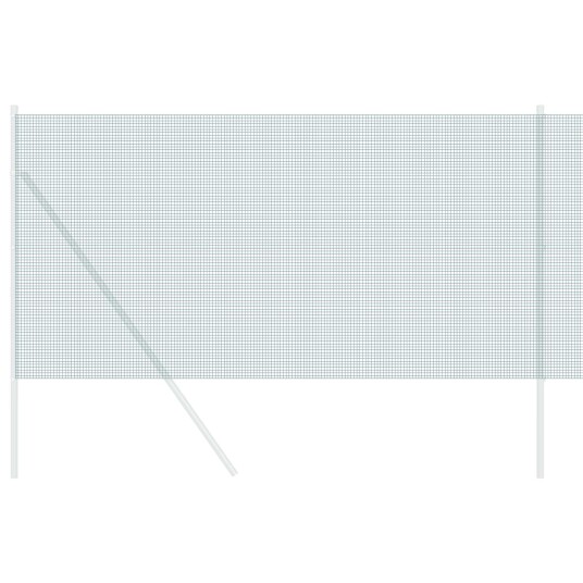 sveiset trådgjerde grønn 0,8x10 m i stål