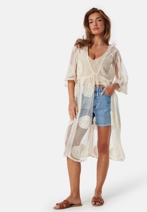 Pieces Pcaida Kaftan Cloud Dancer Onesize