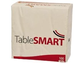 Serviet Tablesmart 40X40cm 3-Lag Hvit,100 Stk/Pk