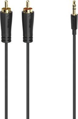 Hama 00205261 2 X Rca Hankjønn 3.5Mm Hankjønn 3 M Svart