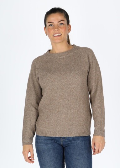 Seaside Maine Pullover W Pine Bark 44 Strikket