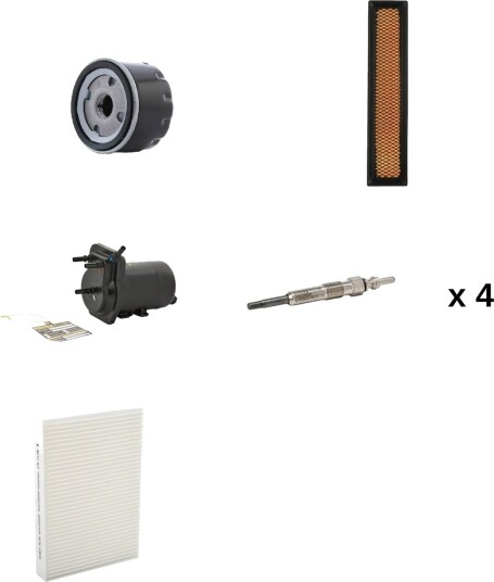 Servicepakke RIDEX PLUS 4682P0165P
