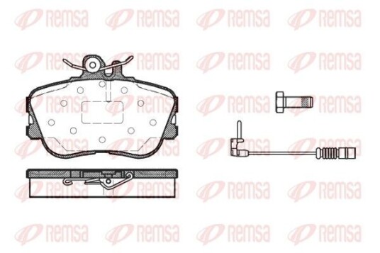 Bremseklosser REMSA 0445.02 Bremseklosser REMSA 0445.02