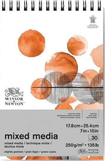 Winsor & Newton Mixed Media Blokk 250 g 18x25 cm 30 Ark