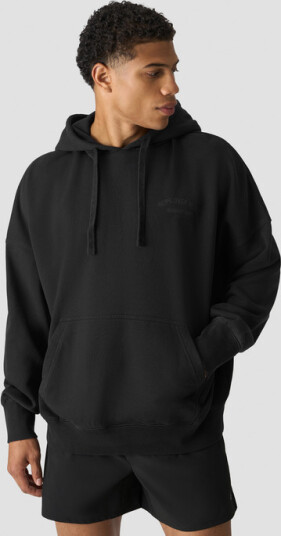 Icaniwill Grit Hoodie Stonewashed Black Svart Large