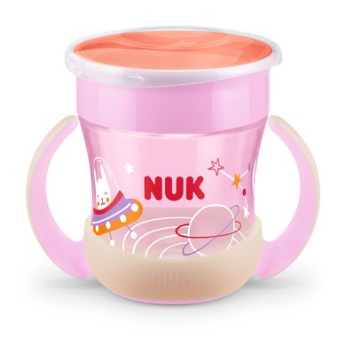 NUK Drikkekopp Mini Magic Cup Night , 160ml, rosa NUK Drikkekopp Mini Magic Cup Night , 160ml, rosa