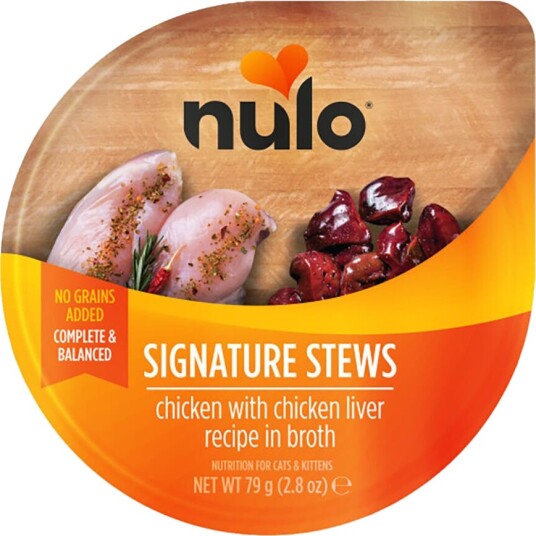Nulo Våtfôr Signature Stews Cat With Liver In Broth Våtfôr Til Katt Chicken 79 G Nulo Våtfôr Signature Stews Cat With Liver In Broth Våtfôr Til Katt Chicken 79 G