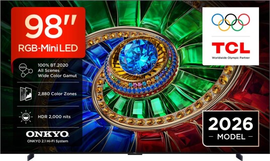 TCL 98" RM7L 4K LCD TV 2026 TCL 98" RM7L 4K LCD TV 2026
