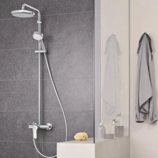 Grohe Tempesta Cosmopolitan System 210 Ø210 mm, med 1 stråletype, Krom