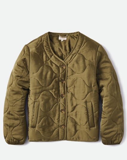 Brixton Flight Padded Jacket Oliven