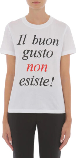Moschino Dame Topper Hvit S,