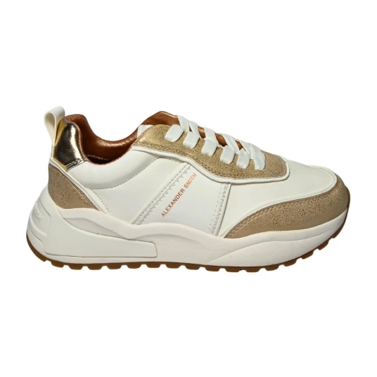 Alexander Smith Dame Sko Hvit 37 EU 