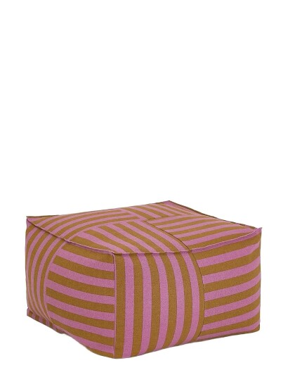 NOBODINOZ Ottoman Beanbag  Adult Size Otto Pink 