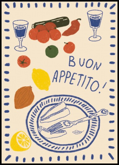 Buon Appetito Meal Plakat / 40x50