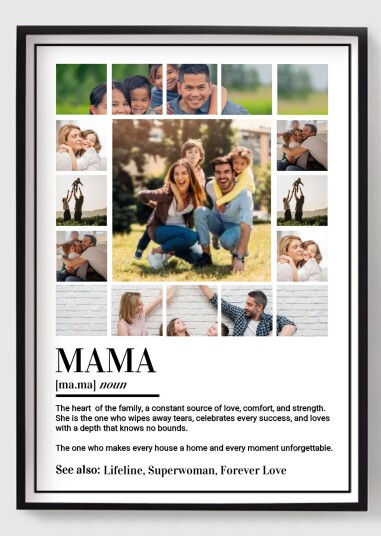 Personlig Plakat Mamma Kjærlighet
