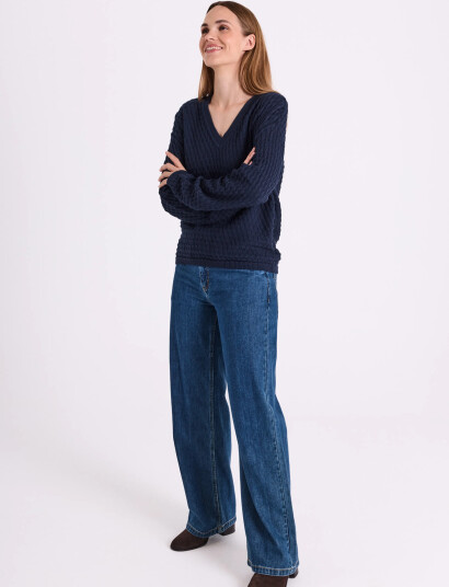 FREE/QUENT Fqrinna Pants Navy XL FREE/QUENT Fqrinna Pants Navy XL