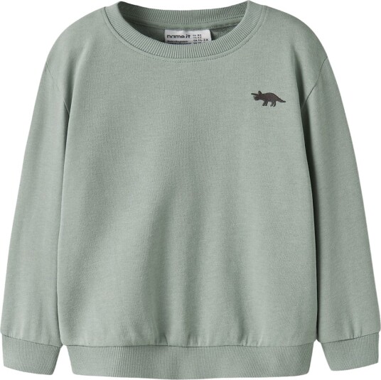 Name It Collegegenser NmmVallen Green Miljø/Dino Name It 3 år 98 Collegegenser Armygrønn Grønn