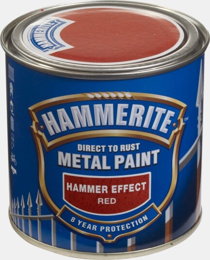Hammerite Hammereffekt Rød 250ml
