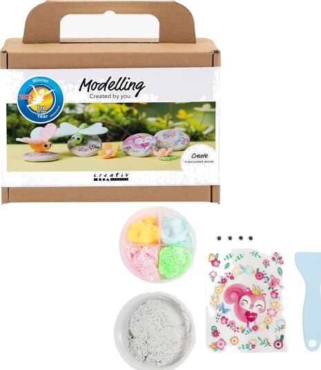 Creativ Company Hobbysett DIY Lufttørkende Leire Insekter