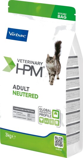 Virbac Tørrfôr Veterinary Adult Hpm Neutered Cat 3 kg