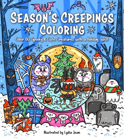 Season's Creepings Coloring Color 60 Spooky & Cute Creatures with a Holiday Twist Season's Creepings Coloring Color 60 Spooky & Cute Creatures with a Holiday Twist