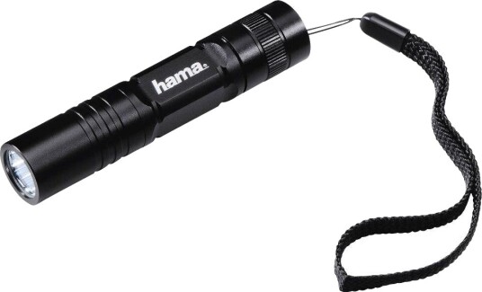 Hama R-98 LED lommelykt - 36 lm, 30 m rekkevidde - svart