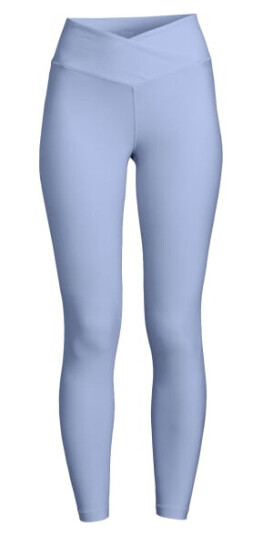 Casall Women's Overlap High Waist Tights Breeze Blue 42, Breeze Blue