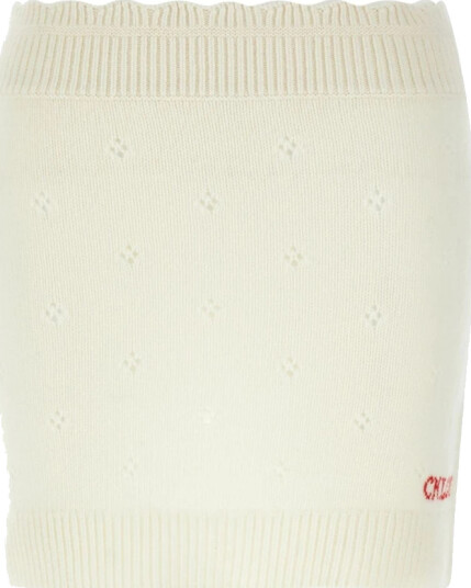 Chloé Dame Skjørt Hvit M, Chloé Dame Skjørt Hvit M,