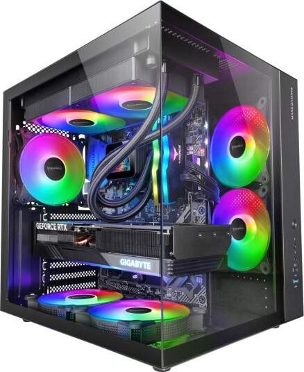 Mars Gaming MCV-ONE Midi Tower ATX mATX Mini-ITX Svart Mars Gaming MCV-ONE Midi Tower ATX mATX Mini-ITX Svart