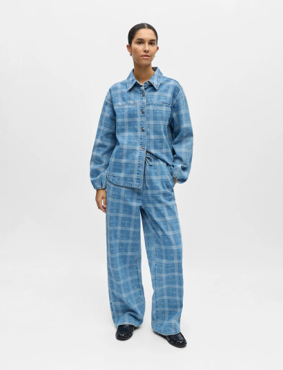 Object Objchecky Mw Denim Pant 143 Blue 34