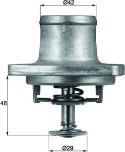 MAHLE TI 48 80D Termostat, kjølemiddel MAHLE TI 48 80D Termostat, kjølemiddel