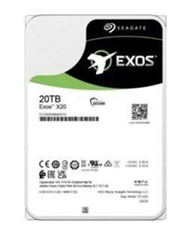Seagate Exos X20 - 20 TB - 7200 rpm - SAS3 - cache Seagate Exos X20 - 20 TB - 7200 rpm - SAS3 - cache